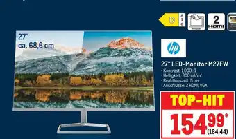 METRO Hp 27“ led-monitor m27fw Angebot