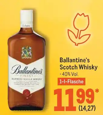 METRO Ballantine‘s scotch whisky Angebot