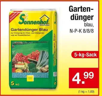 Zimmermann Gartendünger Angebot