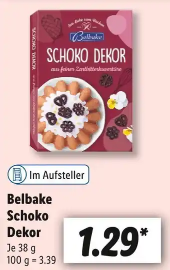 Lidl Belbake schoko dekor Angebot