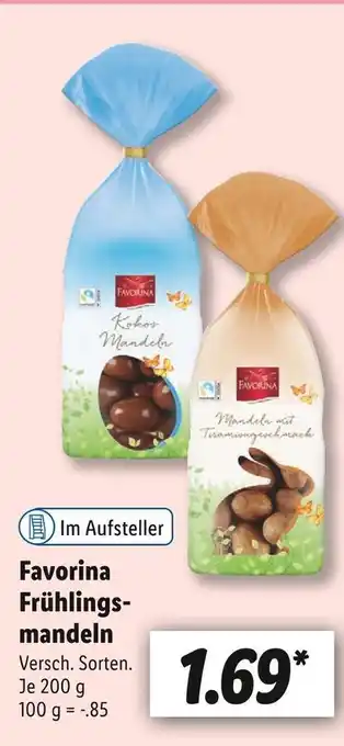 Lidl Favorina frühlingsmandeln Angebot