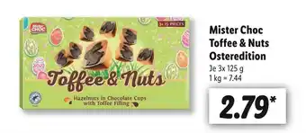 Lidl Mister choc toffee & nuts osteredition Angebot