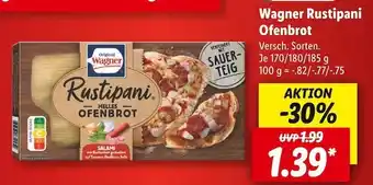 Lidl Wagner rustipani ofenbrot Angebot