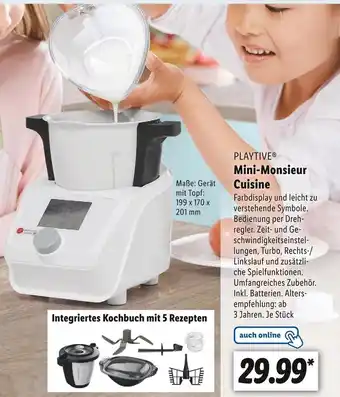 Lidl Playtive mini monsieur cuisine Angebot