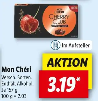 Lidl Mon chéri pralinen Angebot