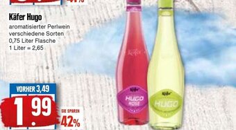 Edeka Käfer Hugo 0,75 L Angebot