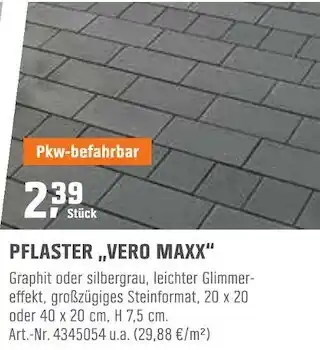 OBI Pflaster „vero maxx“ Angebot