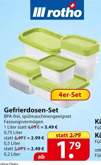 Famila Nord Ost Rotho gefrierdosen-set Angebot