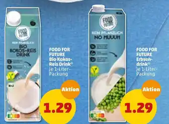 PENNY Food for future bio kokosreis drin oder erbsendrink Angebot