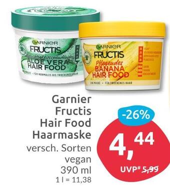 Budni Garnier fructis hair food haarmaske Angebot