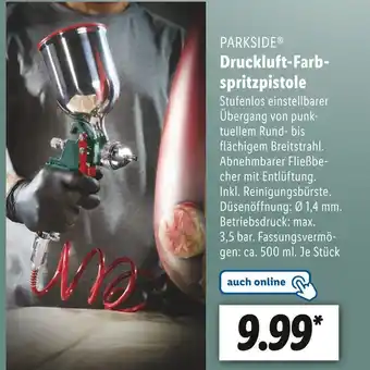 Lidl Parkside druckluft-farbspritzpistole Angebot