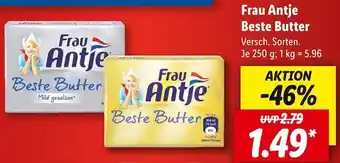 Lidl Frau antje beste butter Angebot