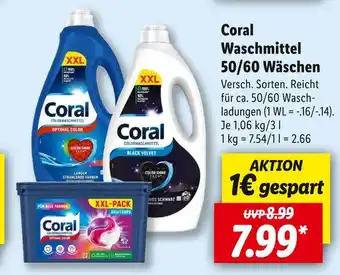 Lidl Coral waschmittel Angebot