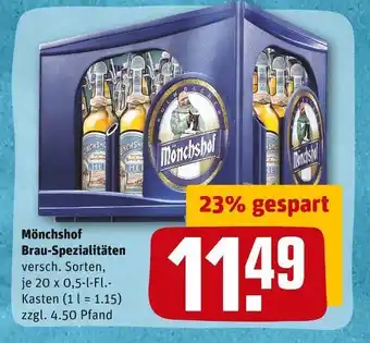 REWE Mönchshof brau-spezialitäten Angebot