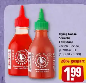 REWE Flying goose sriracha chilisauce Angebot