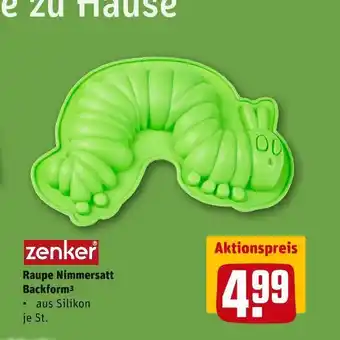 REWE Zenker raupe nimmersatt backform Angebot