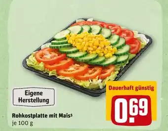 REWE Rohkostplatte mit mais Angebot