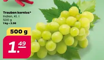 NETTO Trauben kernlos 500 g Angebot