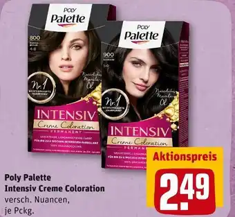 REWE Poly palette intensiv creme coloration Angebot