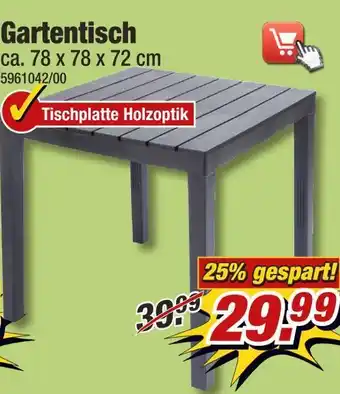 Poco Gartentisch Angebot