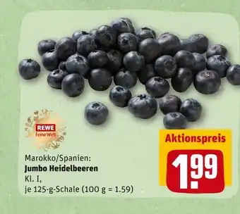 REWE Rewe feine welt jumbo heidelbeeren Angebot