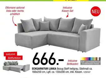 Osca Möbel Eckgarnitur lukka Angebot