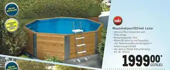 METRO Weka massivholzpool 593 inkl. leiter Angebot