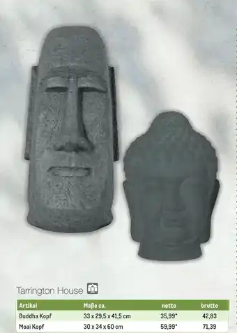 METRO Tarrington house buddha kopf oder moai kopf Angebot