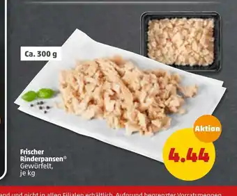 PENNY Frischer rinderpansen Angebot