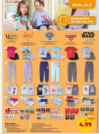 PENNY Paw patroler kinder-textilien Angebot