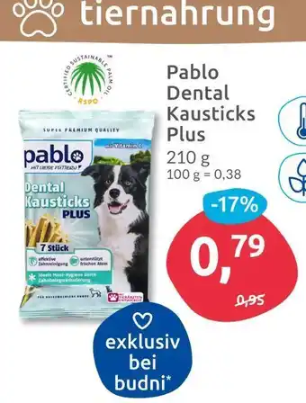 Budni Pablo dental kausticks plus Angebot