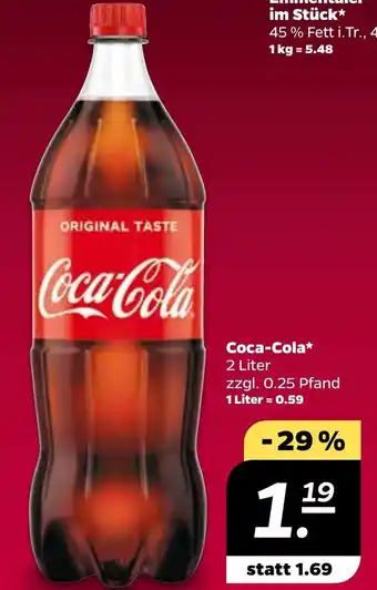 NETTO Coca Cola 2 L Angebot