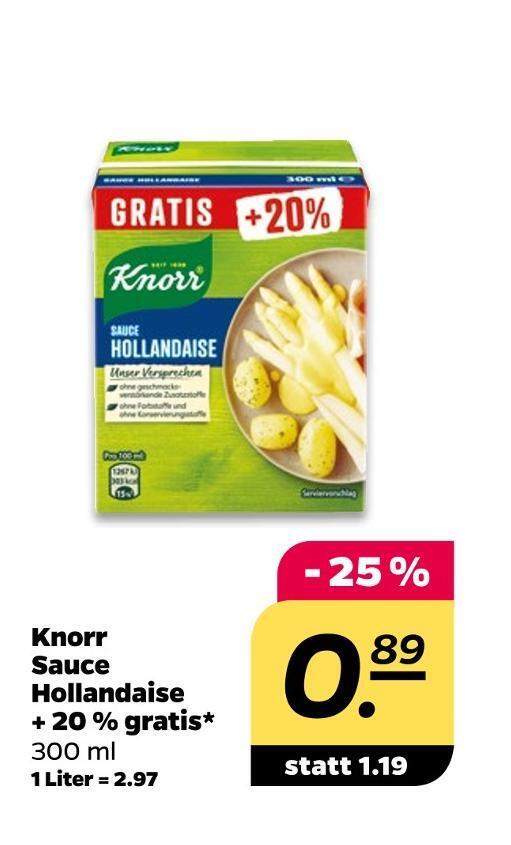 Knorr sauce hollandaise Angebot bei NETTO