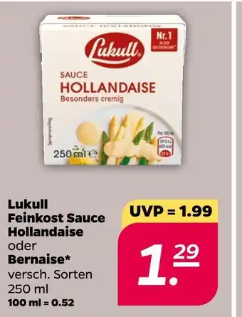 NETTO Lukull feinkost sauce hollandaise oder bernaise Angebot