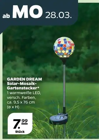 NETTO Garden dream solar-mosaik-gartenstecker Angebot