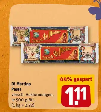 REWE Di martino pasta Angebot