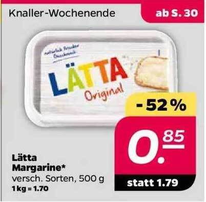 Lätta Margarine 500g Angebot bei NETTO