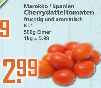 Klaas und Kock Marokko/Spanien Cherrydatteltomaten 500g Eimer Angebot