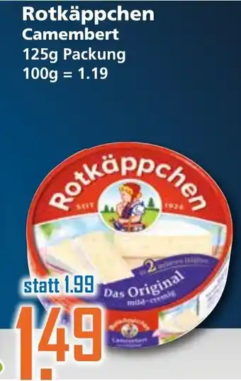 Klaas und Kock Rotkäppchen Camembert 125g Packung Angebot