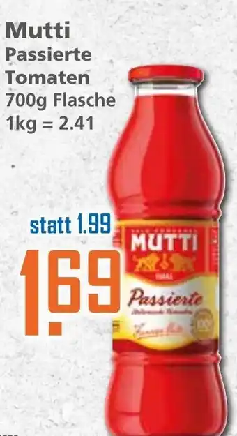 Klaas und Kock Mutti Passierte Tomaten 700g Flasche Angebot