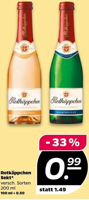 NETTO Rotkäppchen Sekt 200 ml Angebot