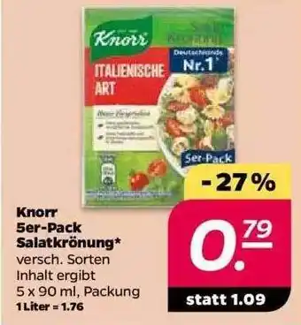 NETTO Knorr 5er-pack Salatkrönung 5x90ml Angebot