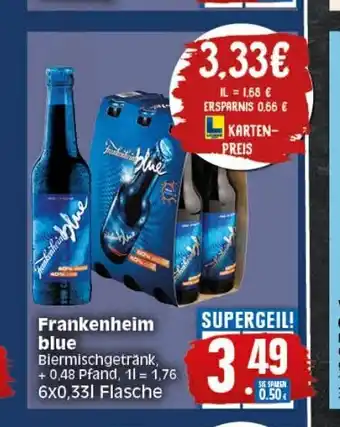 Elli Markt Frankenheim blue 6 x 0,33 l flasche Angebot