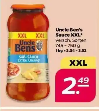 NETTO Uncle Ben's Sauce XXL 745-750g Angebot