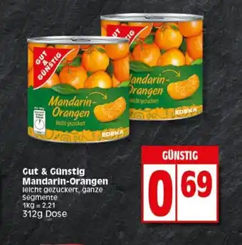 Elli Markt Gut & Gunstig Mandarin-Orangen 312 g Dose Angebot