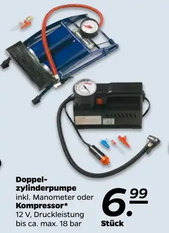 NETTO Doppel zylinderpumpe oder Kompressor Angebot