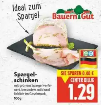 Edeka Bauern Gut Spargelschinken 100g Angebot