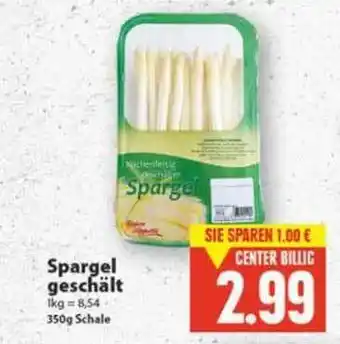 Edeka Spargel Geschält 350g Angebot