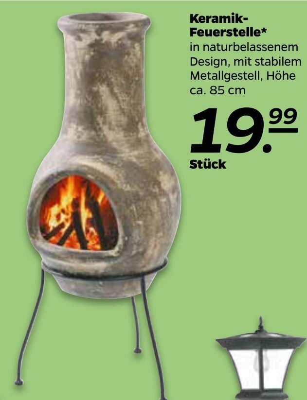 Keramik Feuerstelle Angebot bei NETTO