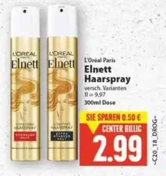 Edeka L'oréal Paris Elnett Haarspray 300ml Angebot